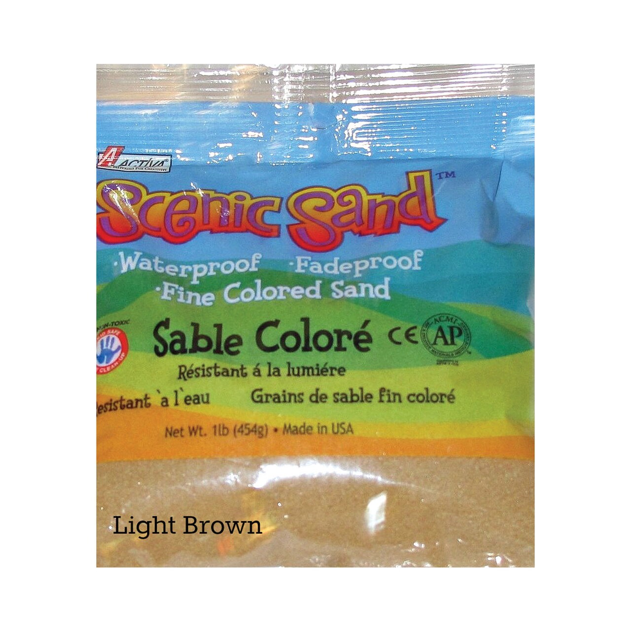 ACTIVA Scenic Sand - Perfect for Colorful Sand Paintings, Sand Mosaics, Sand Art Projects, etc.